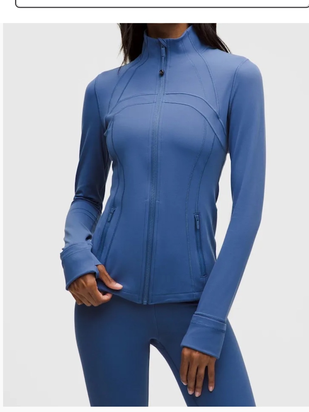 lululemon athletica Blue Full‑Zip Utility Jacket